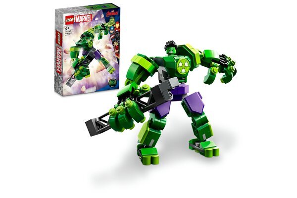 76241 LEGO® Marvel Halko šarvai-robotas kaina ir informacija | Konstruktoriai ir kaladėlės | pigu.lt