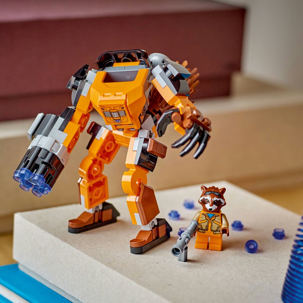 76243 LEGO® Marvel Rocket šarvai-robotas kaina ir informacija | Konstruktoriai ir kaladėlės | pigu.lt