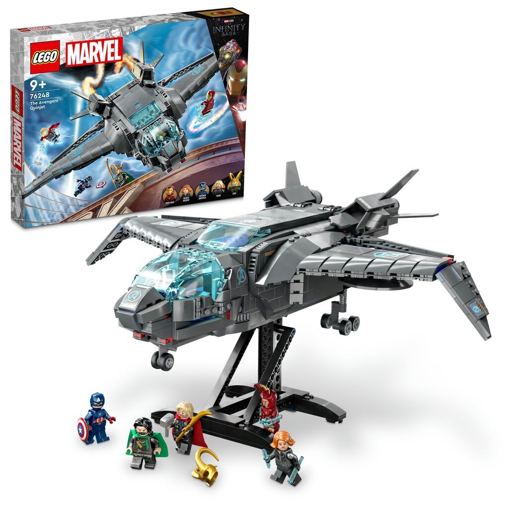 76248 LEGO® Marvel Keršytojų Quinjet kaina ir informacija | Konstruktoriai ir kaladėlės | pigu.lt