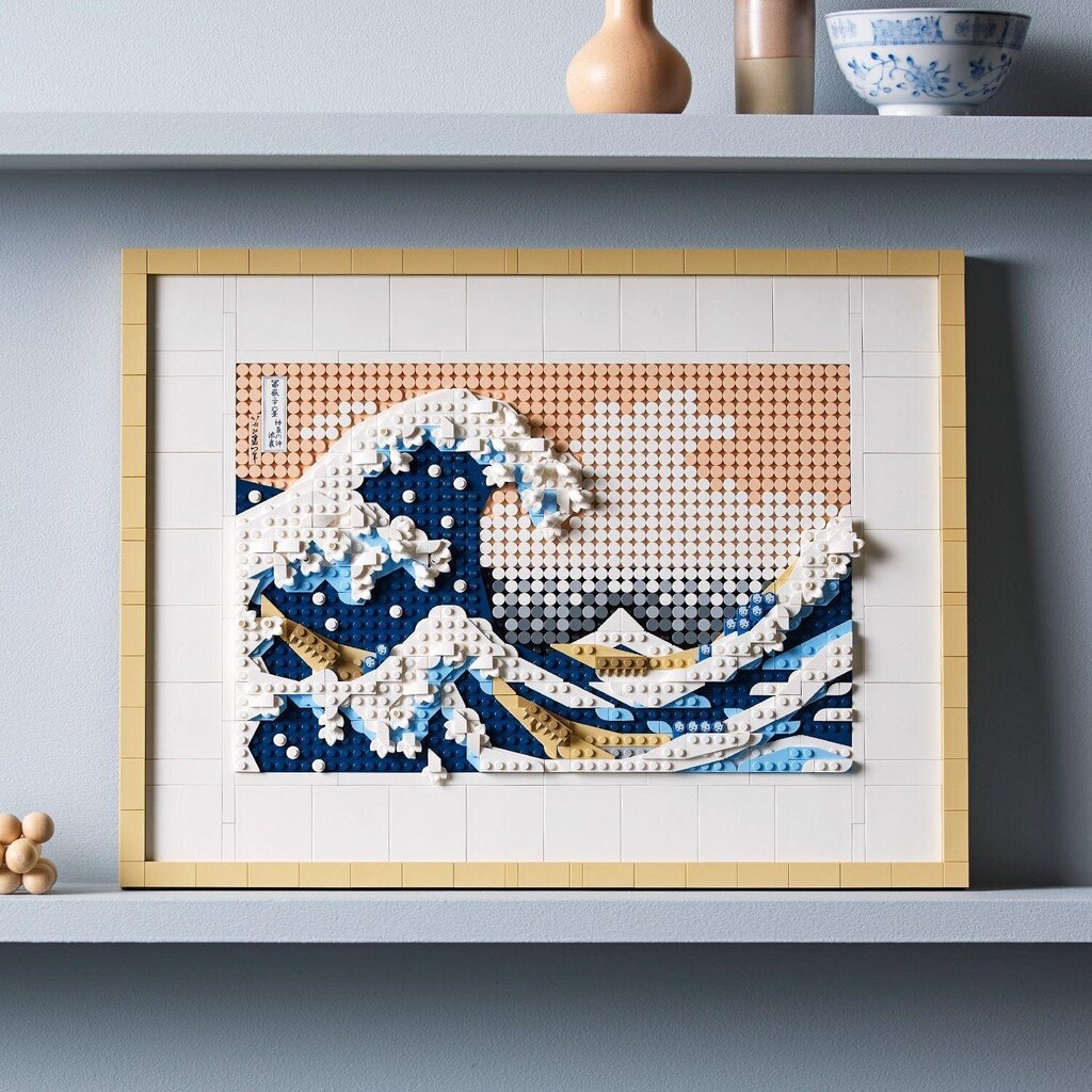 31208 LEGO® Art Hokusajis – „Didžioji banga“ kaina ir informacija | Konstruktoriai ir kaladėlės | pigu.lt