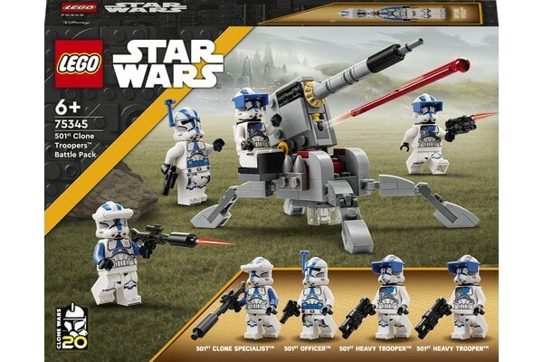 75345 LEGO® Star Wars 501-ojo būrio klonų karių kovos rinkinys kaina ir informacija | Konstruktoriai ir kaladėlės | pigu.lt