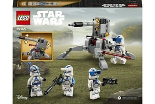 75345 Боевой набор солдат-клонов LEGO® Star Wars™ Squad 501™ цена и информация | Конструкторы и кубики | pigu.lt