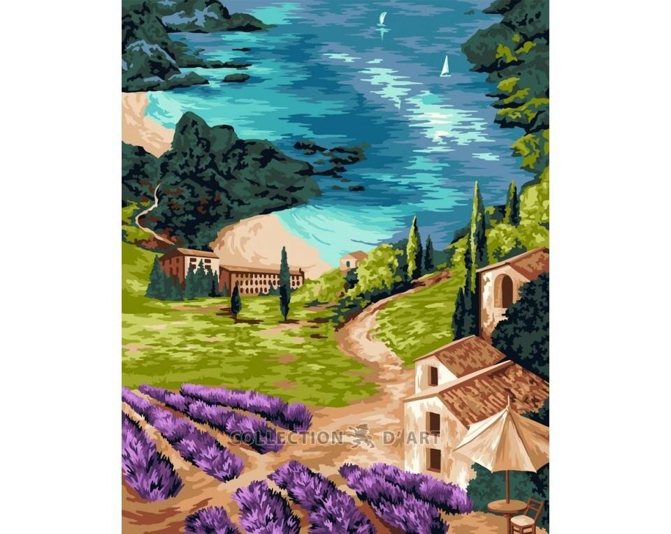 Piešimo rinkinys 40x50 cm, Collection D'Art, PBN-A152 kaina ir informacija | Tapyba pagal skaičius | pigu.lt