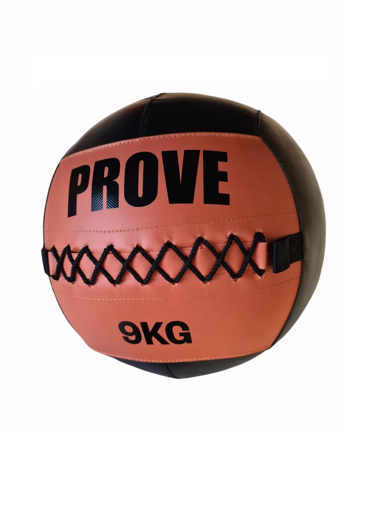 Paminkštintas kamuolys Wall Ball, 9 kg kaina ir informacija | Svoriniai kamuoliai | pigu.lt