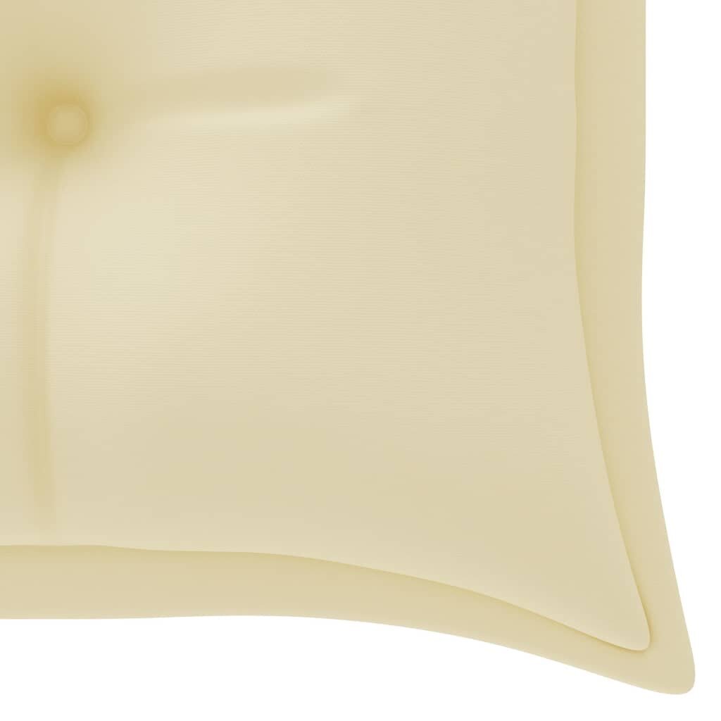 Batavia suoliukas su pagalvėle vidaXL, rudas kaina ir informacija | Lauko suolai | pigu.lt
