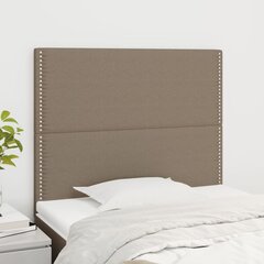 Galvūgalis, 2vnt., taupe spalvos, 80x5x78/88cm, audinys kaina ir informacija | Lovos | pigu.lt