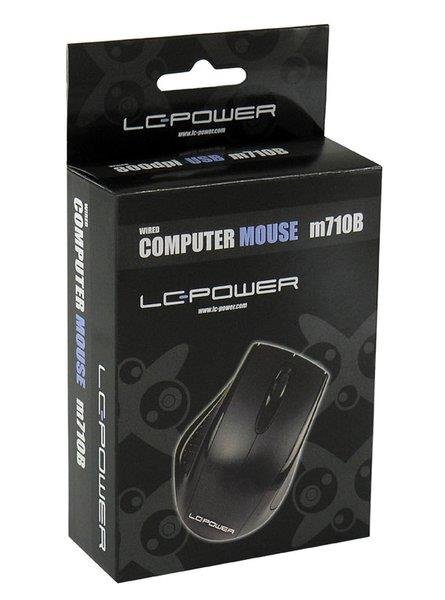 LC-Power M710B, juoda kaina ir informacija | Pelės | pigu.lt