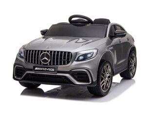 Детский электромобиль Mercedes GLC63 S, серый глянцевый цена и информация | Электромобили для детей | pigu.lt