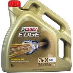 Castrol Edge Titanium FST 0W-30 A5/B5 variklio alyva, 4L kaina ir informacija | Variklinės alyvos | pigu.lt