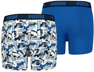 Нижнее белье Puma Boys Logo Aop White Blue 935289 02 935289 02/152 цена и информация | Нижнее белье для мальчиков | pigu.lt