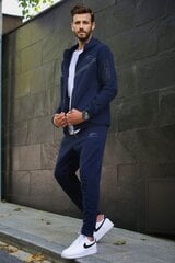 Vyriškas sportinis kostiumas Nelson, tamsiai mėlynas цена и информация | Мужская спортивная одежда | pigu.lt