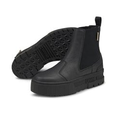 Ботинки женские Puma Mayze Chelsea Infuse Wn s Puma Black 38165101, черные цена и информация | Женские сапоги | pigu.lt