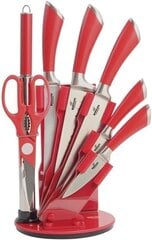Набор ножей Bohmann из нержавеющей стали красный 8 шт. цена и информация | Ножи и аксессуары для них | pigu.lt