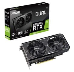 Asus Dual GeForce RTX 3060 Ti OC Edition 8GB GDDR6X (DUAL-RTX3060TI-O8GD6X) цена и информация | Видеокарты (GPU) | pigu.lt