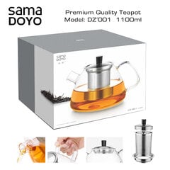 Samadoyo Premium klass virdulys su nerūdijančio plieno filtru DZ001, 1100 ml. kaina ir informacija | Samadoyo Virtuvės, buities, apyvokos prekės | pigu.lt