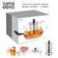 Samadoyo Premium klass virdulys su nerūdijančio plieno filtru DZ001, 1100 ml. цена и информация | Taurės, puodeliai, ąsočiai | pigu.lt