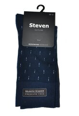 Kojinės vyrams Steven 743006, mėlynos цена и информация | Мужские носки | pigu.lt