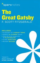 Great Gatsby SparkNotes Literature Guide цена и информация | Исторические книги | pigu.lt