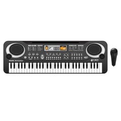 Pianinas Kiddyz PI4 2in1 Electronic piano & 61 key bandstand Music Sound Machine with microphone kaina ir informacija | Lavinamieji žaislai | pigu.lt