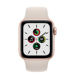Apple Watch Series SE 40mm Aluminium GPS+Cellular Gold (atnaujinta, būklė A) kaina ir informacija | Išmanieji laikrodžiai (smartwatch) | pigu.lt