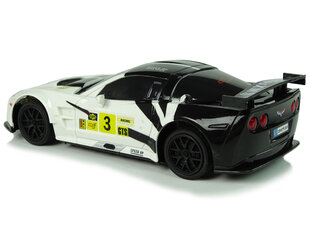 Nuotoliniu būdu valdomas sportinis automobilis Corvette, baltas kaina ir informacija | Žaislai berniukams | pigu.lt