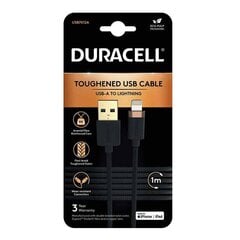 Duracell, USB-C-Lightning, 1 m kaina ir informacija | Laidai telefonams | pigu.lt