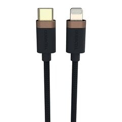 Duracell USB-C cable for Lightning 1 м (Black) цена и информация | Кабели для телефонов | pigu.lt