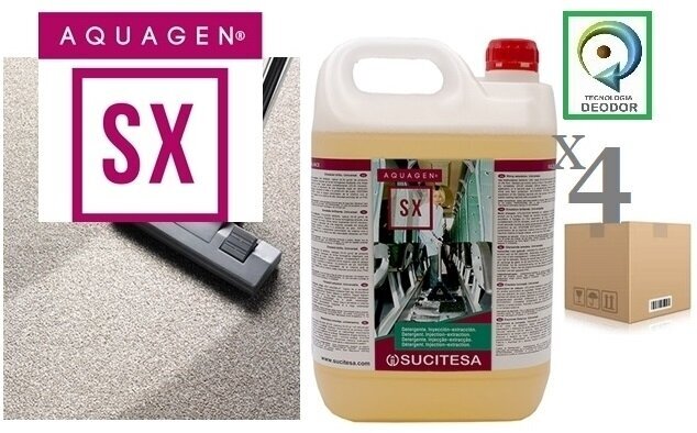 Aquagen kilimų šampūnas plaunamiems siurbliams, 5 kg, 4 vnt. цена и информация | Valikliai | pigu.lt
