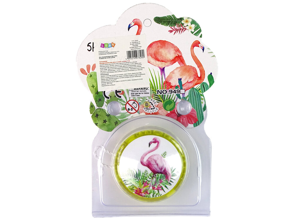 Žaidimas Jojo su flamingo motyvu, žalias kaina ir informacija | Lavinamieji žaislai | pigu.lt