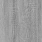 Šoninė spintelė, Apdirbta mediena, 80x33x70cm, pilka ąžuolo spalva цена и информация | Svetainės spintelės | pigu.lt