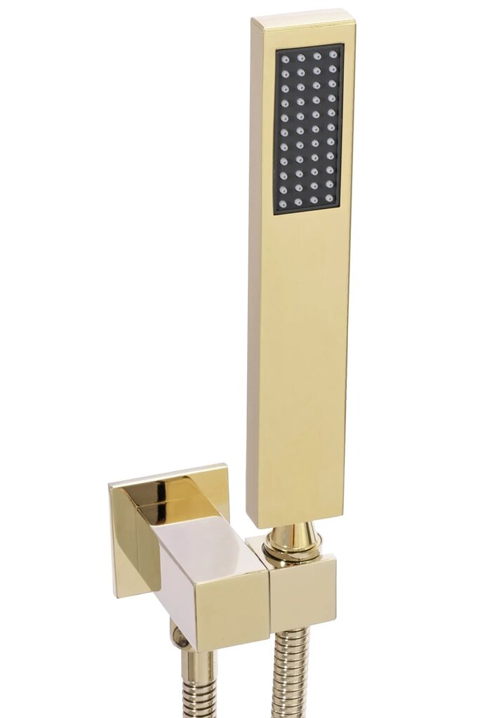 Potinkinis dušo komplektas su termostatu REA Fenix Davis, Gold, +Box цена и информация | Dušo komplektai ir panelės | pigu.lt