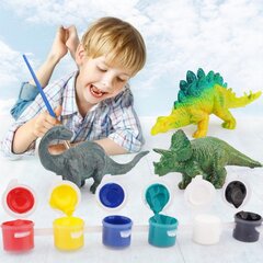 3D dinozaurų tapybos rinkinys цена и информация | Развивающие игрушки | pigu.lt