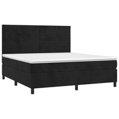 Кровать vidaXL, 160х200 см, черный цена и информация | Кровати | pigu.lt