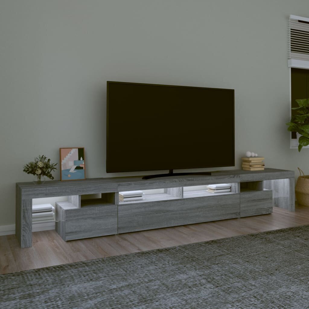 Televizoriaus staliukas vidaXL 260x36,5x40cm цена и информация | TV staliukai | pigu.lt
