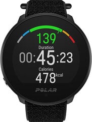 Polar Unite M-L Hook & Loop 900106604, Black цена и информация | Фитнес-браслеты | pigu.lt