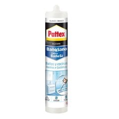 Силикон Pattex 1965748 280 ml Дозирующий пистолет Белый цена и информация | Уплотнительные материалы | pigu.lt