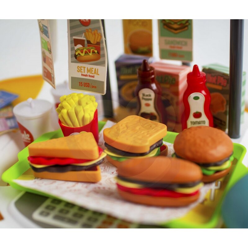 Greito maisto parduotuvė ir kuprinės projektorius Woopie kaina ir informacija | Žaislai mergaitėms | pigu.lt