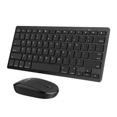 Mouse and keyboard combo Omoton (Black) цена и информация | Клавиатуры | pigu.lt