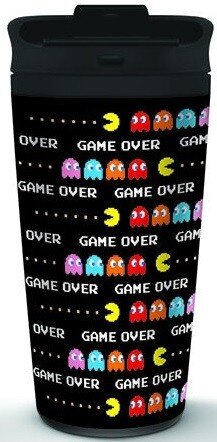 Pac-Man Game Over kelioninis puodelis kaina ir informacija | Žaidėjų atributika | pigu.lt