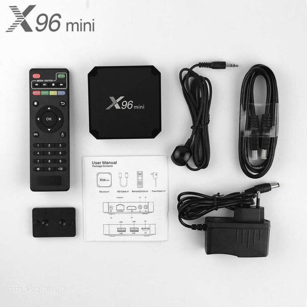 Televizijos imtuvas X96 Mini Smart TV Box 2gb/16gb kaina | pigu.lt