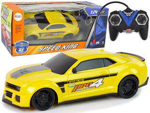 Nuotoliniu būdu valdomas automobilis Speed King Sporty, geltonas kaina ir informacija | Žaislai berniukams | pigu.lt