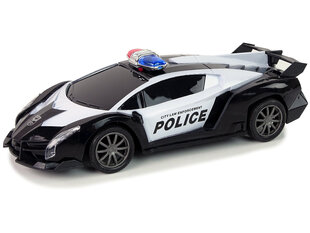Полицейская гоночная машина с дистанционным управлением, черная цена и информация | Игрушки для мальчиков | pigu.lt