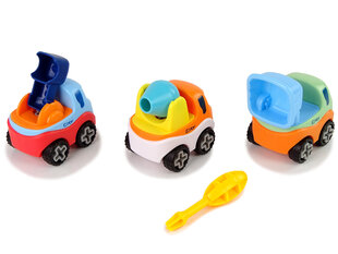 Žaislinis automobilių rinkinys su atsuktuvu, 3 vnt. kaina ir informacija | Žaislai berniukams | pigu.lt