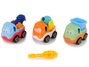 Žaislinis automobilių rinkinys su atsuktuvu, 3 vnt. kaina ir informacija | Žaislai berniukams | pigu.lt