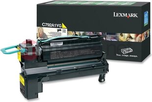 Lexmark C792A1YG цена и информация | Картриджи для лазерных принтеров | pigu.lt