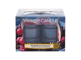 Yankee Candle Mulberry & Fig Delight Scented Candle цена и информация | Подсвечники, свечи | pigu.lt