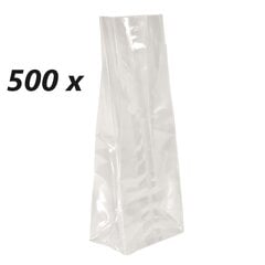 Polipropileniniai maišeliai plokščiu pagrindu 55/35/180 mm, 500 vnt. kaina ir informacija | Maisto saugojimo  indai | pigu.lt