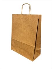 Popieriniai maišeliai su susuktomis rankenomis Eko, 180 x 80 x 210 mm, 10 vnt. kaina ir informacija | Dovanų pakavimo priemonės | pigu.lt