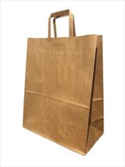 Popieriniai maišeliai su plokščiomis rankenomis Eko, 320 * 170 * 410 mm, 10 vnt. kaina ir informacija | Dovanų pakavimo priemonės | pigu.lt