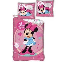 Mikropluošto patalynė Minnie Mouse 044 140x200 cm, 2 dalių цена и информация | Постельное белье | pigu.lt